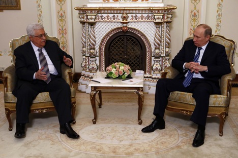 Russia tries to advocate a strong Palestinian state and peace in the Middle East. Credit: Reuters